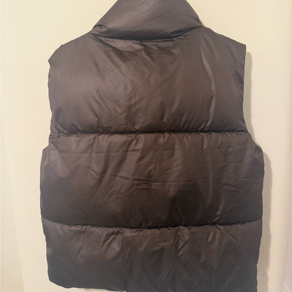 Old Navy Chocolate Brown Quilted Vest
